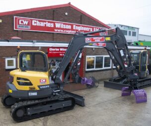 Thirty new Volvo ECR88D Excavators