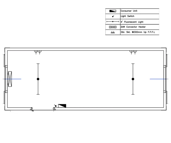 21ft office dimensions