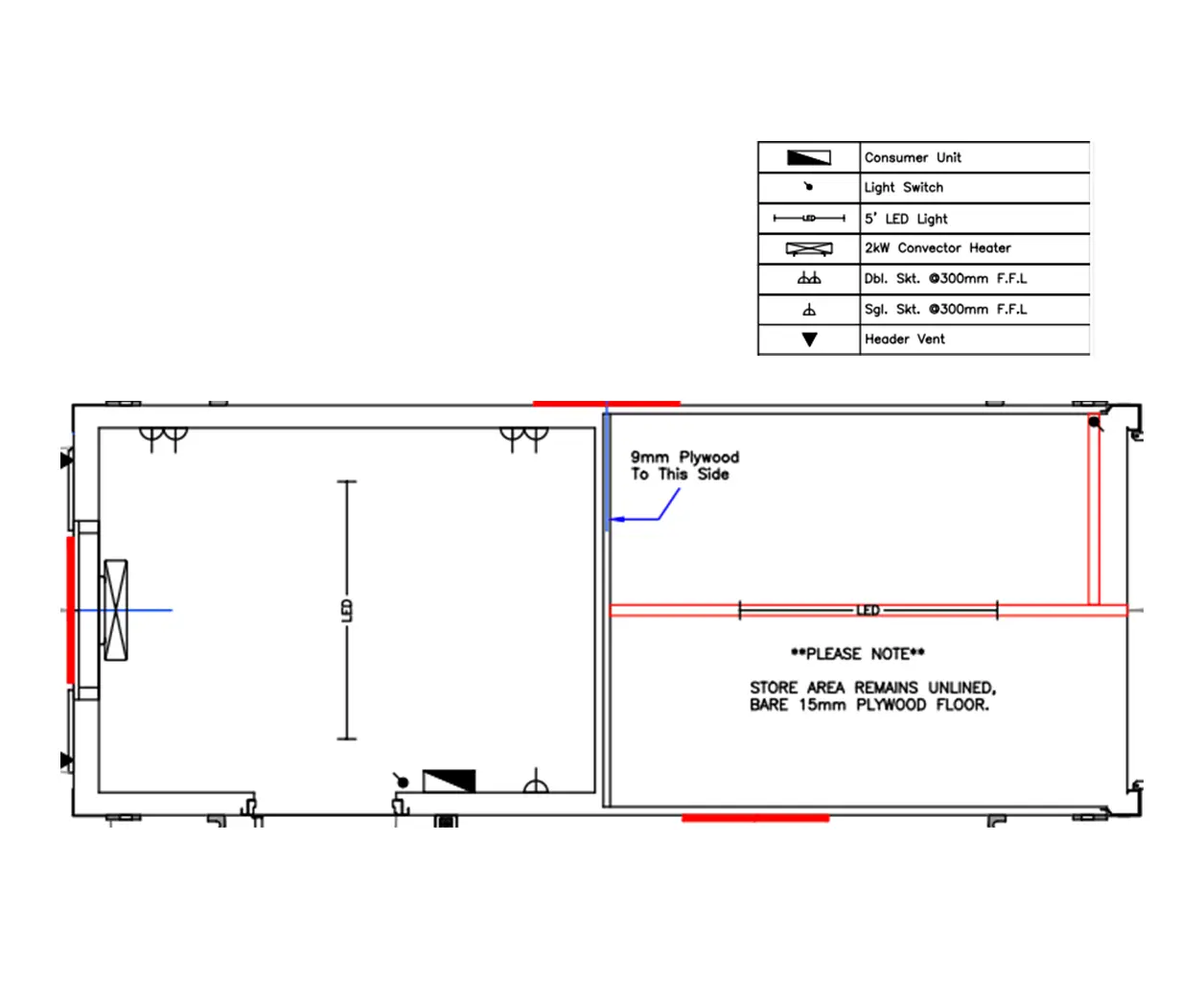 21ft Office/Store Split 2 21ft Office/Store Split