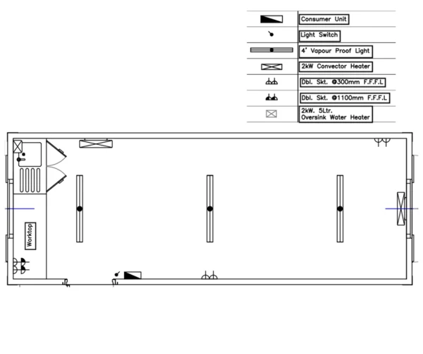 24ft Canteen Unit
