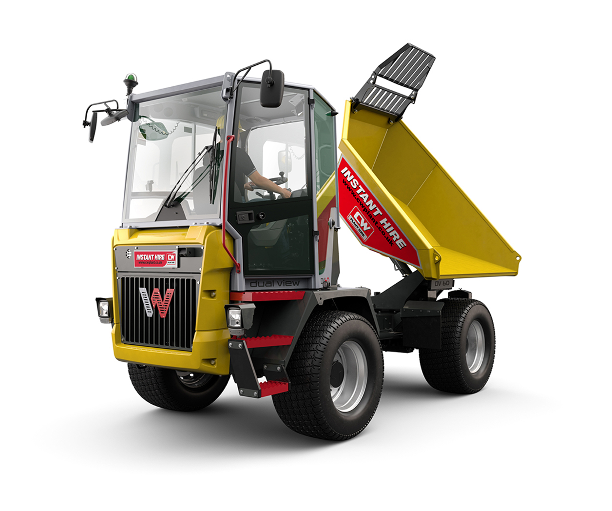 6t Dual View Power Swivel Dumpers 2 6t Dual View Power Swivel Dumpers