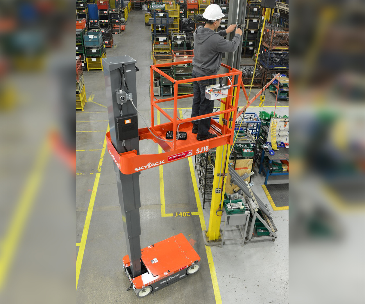 7 Metre Vertical Platform Lift 2 Access Work Platforms