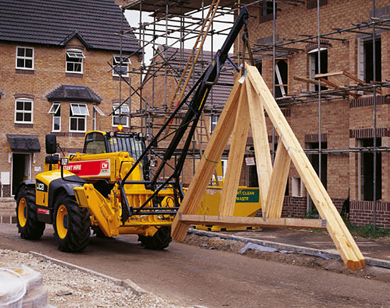 Roof Truss Jib 2 Telehandler attachment
