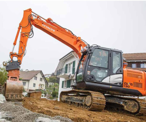 Hitachi zx130 working