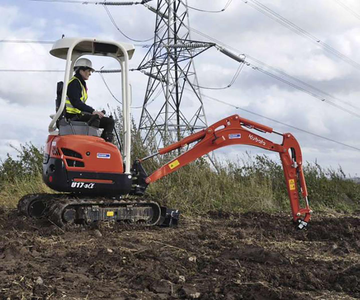 Kubota 1.5T Mini Digger ZTS 3 Kubota 1.5T Mini digger working