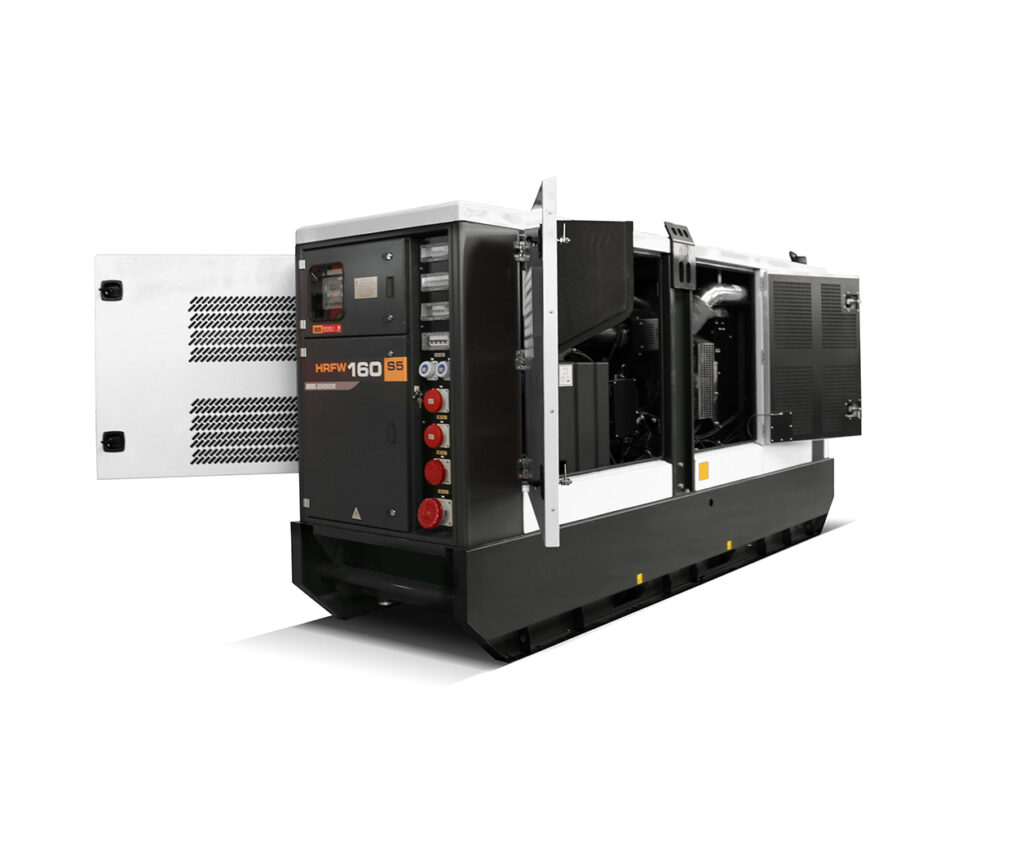 Himoinsa 160 kva generator open doors