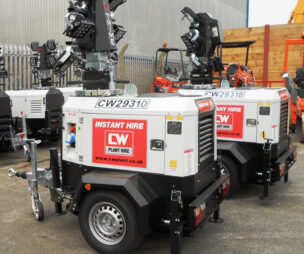 CW Plant Hire Expands Fleet with 100 Eco-Friendly Trime Lighting Towers
