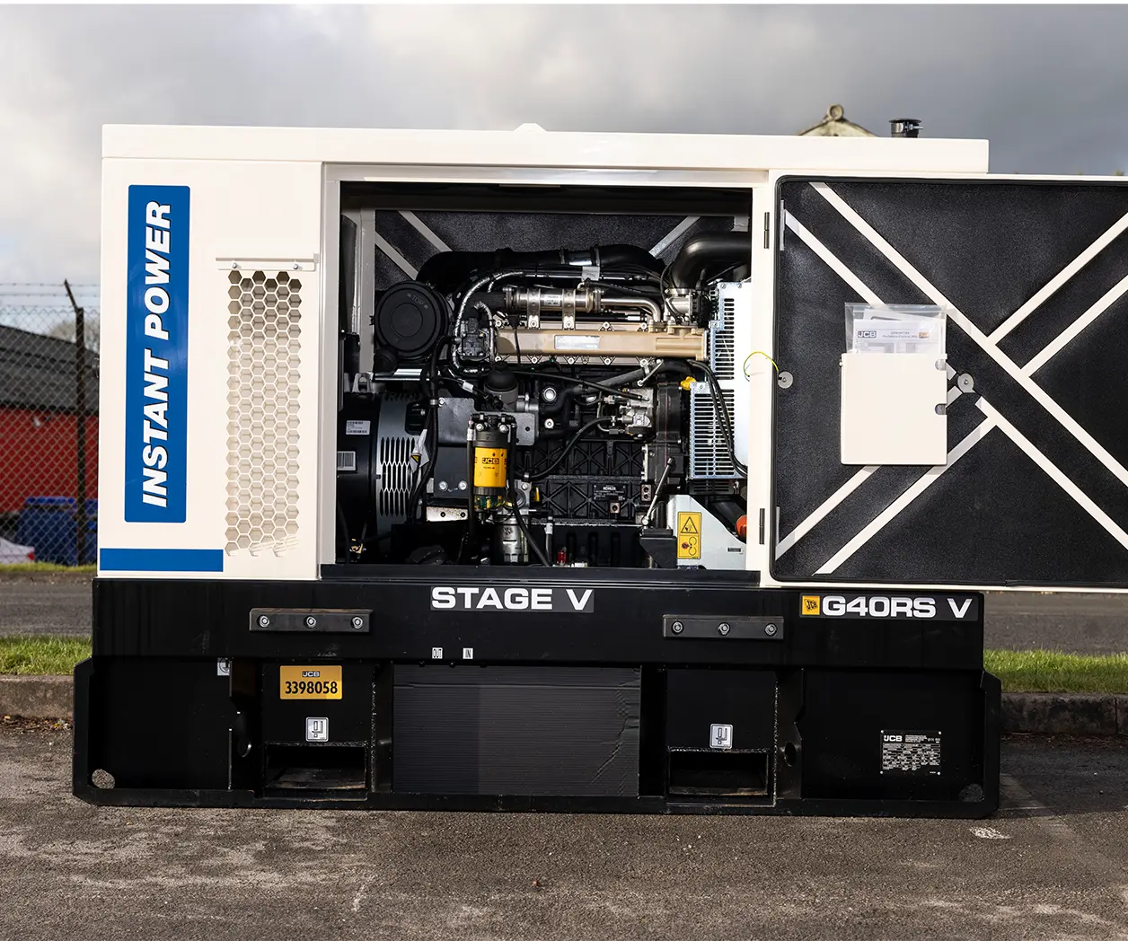 40 kVA Generator 3 JCB G40RS Open