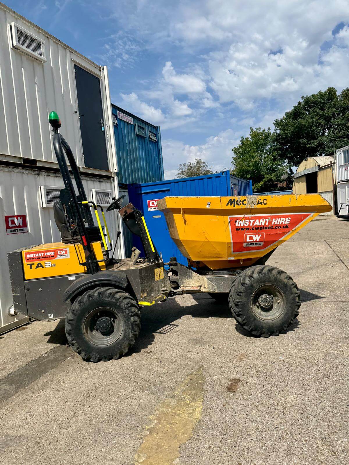 Mecalac 3T Power Swivel Dumper