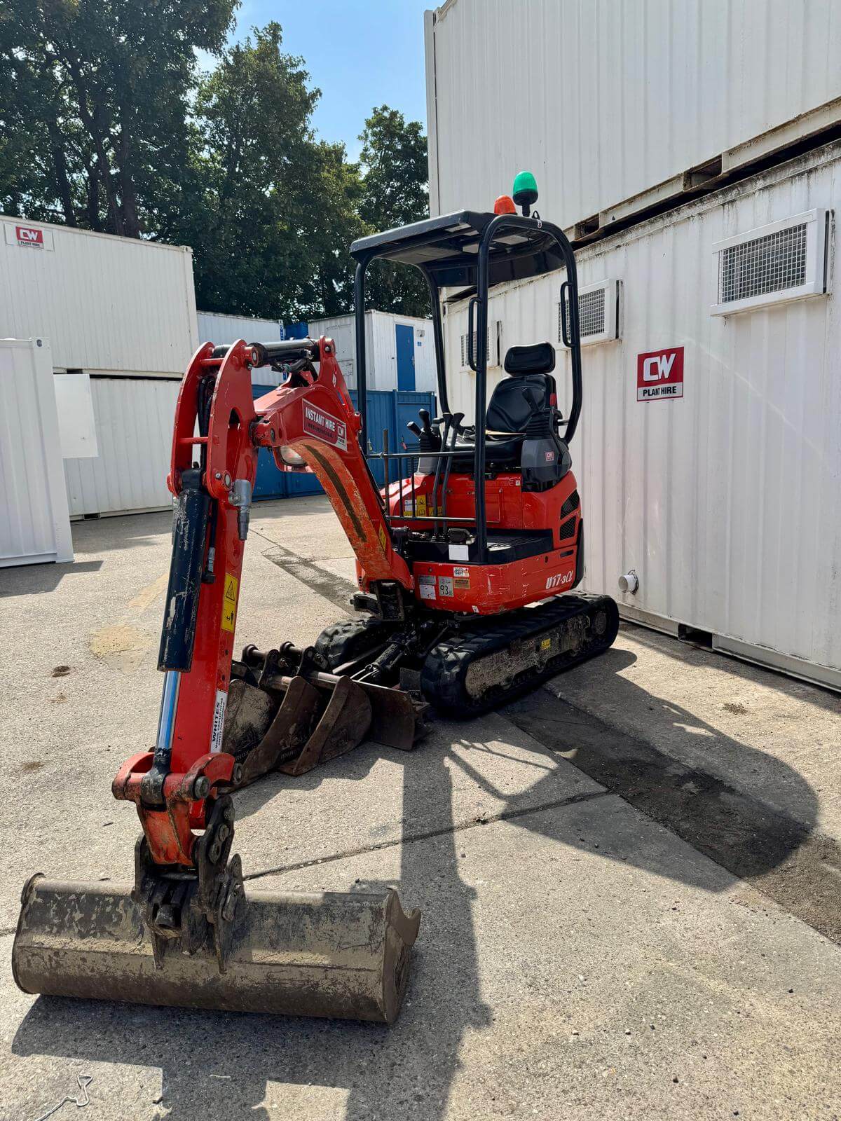 Kubota U17-3a Mini Digger 2 Kubota U17-3a Mini Digger